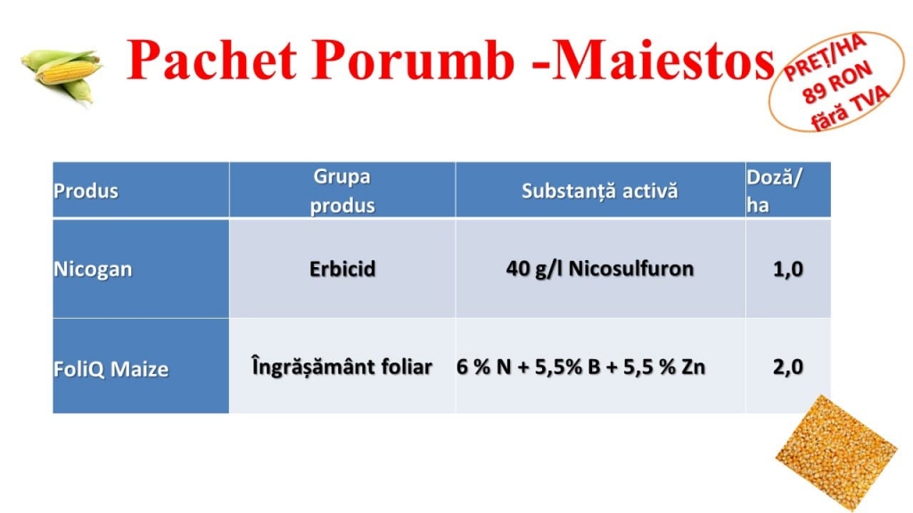 Maiestos si Falnic, doua pachete de primavara pentru porumb, de la Agrii!  %Post Title