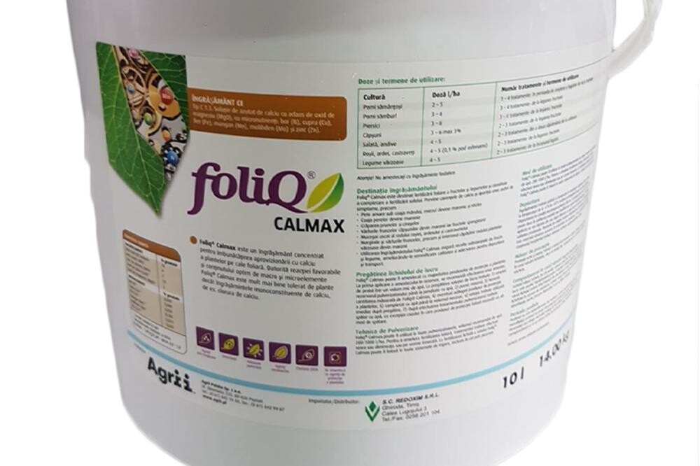 FOLIQ CALMAX, fertilizantul care previne si trateaza carenta de calciu  %Post Title